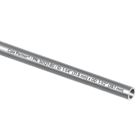 Cole-Parmer Food, Milk, and Dairy Tubing, 1-1/4in ID x 1-1/2in OD; 50 Ft 44493905